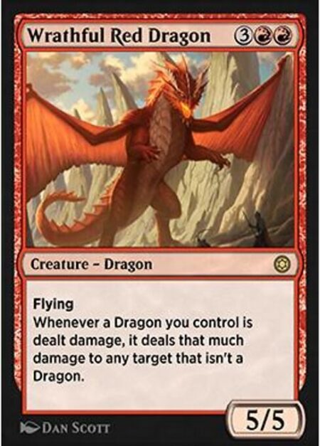 Wrathful Red Dragon - Flying