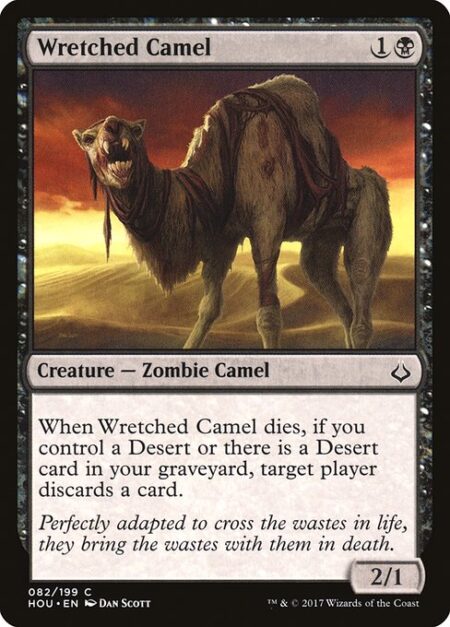 Wretched Camel - When Wretched Camel dies