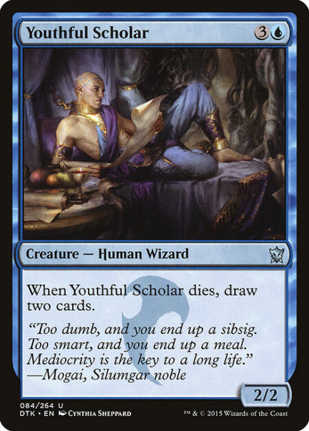 Youthful Scholar - When Youthful Scholar dies