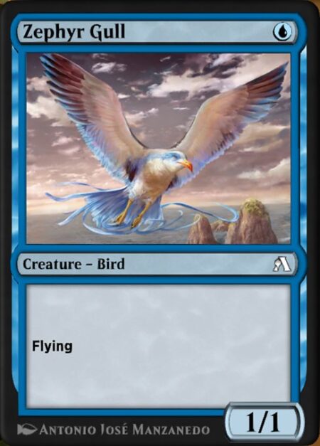 Zephyr Gull - Flying