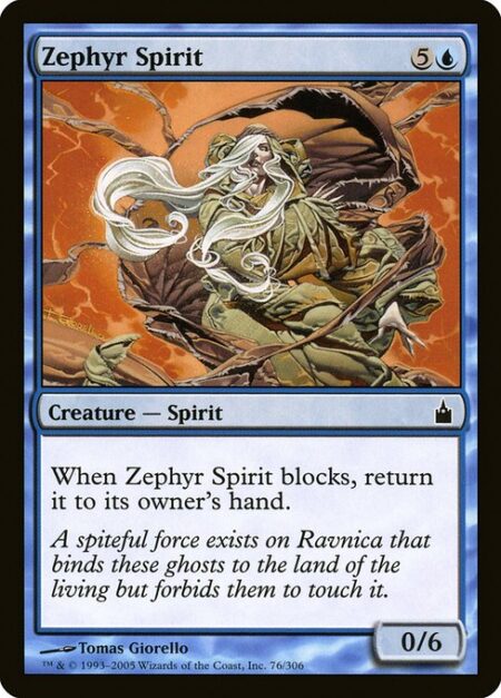 Zephyr Spirit - When Zephyr Spirit blocks