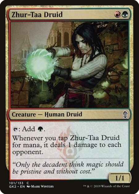 Zhur-Taa Druid - {T}: Add {G}.