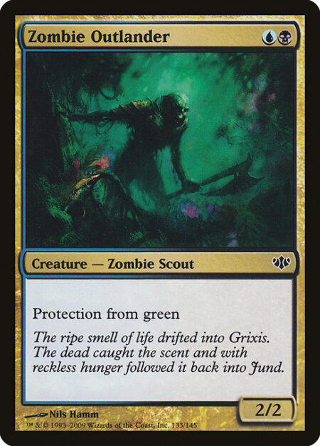 Zombie Outlander - Protection from green