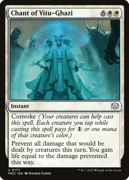 Chant of Vitu-Ghazi - Convoke (Your creatures can help cast this spell. Each creature you tap while casting this spell pays for {1} or one mana of that creature's color.)