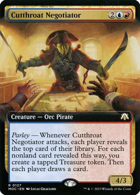 Cutthroat Negotiator - Parley — Whenever Cutthroat Negotiator attacks