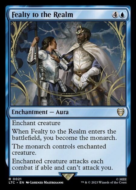 Fealty to the Realm - Enchant creature