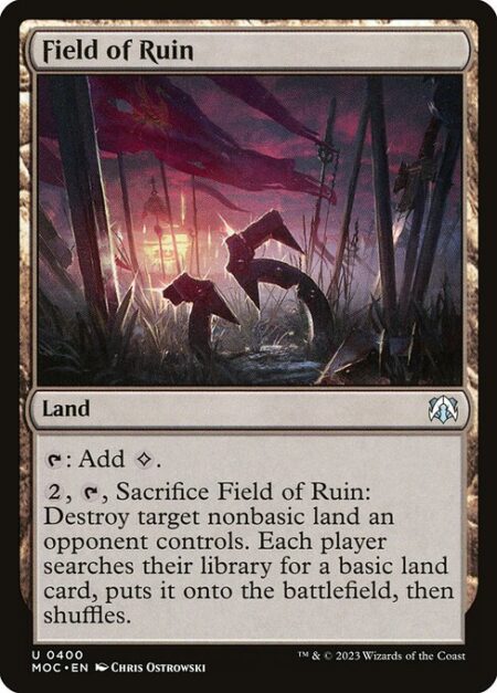 Field of Ruin - {T}: Add {C}.