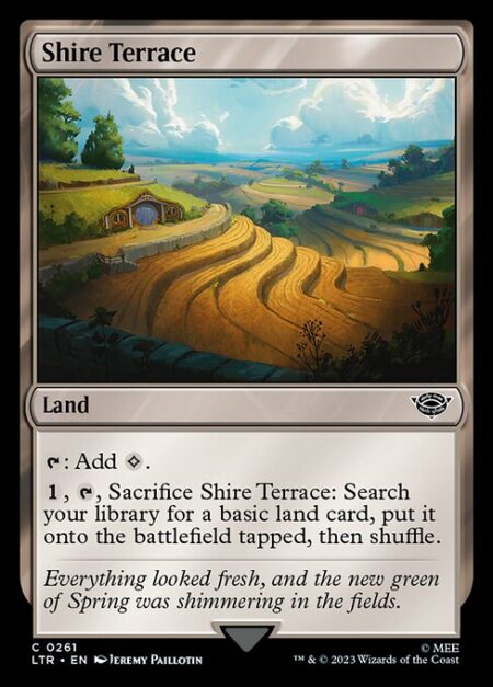 Shire Terrace - {T}: Add {C}.