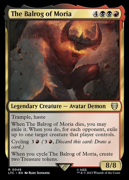 The Balrog of Moria - Trample