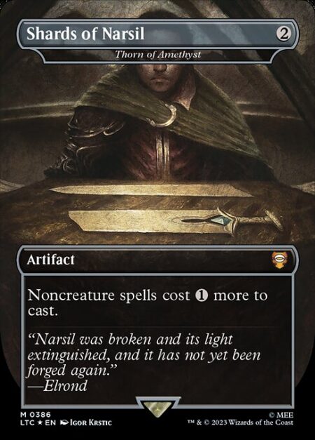 Thorn of Amethyst - Noncreature spells cost {1} more to cast.