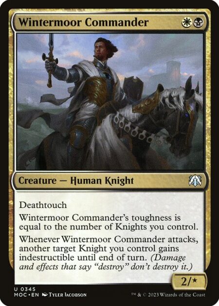 Wintermoor Commander - Deathtouch