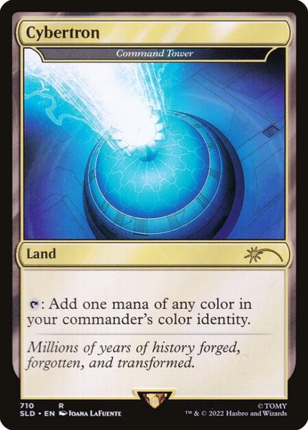 Command Tower - {T}: Add one mana of any color in your commander's color identity.