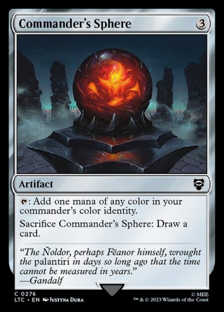 Commander's Sphere - {T}: Add one mana of any color in your commander's color identity.