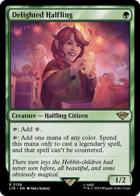 Delighted Halfling - {T}: Add {C}.