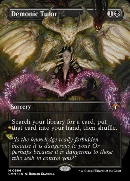 Demonic Tutor - Search your library for a card