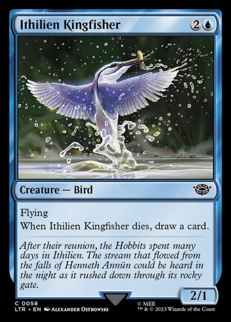 Ithilien Kingfisher - Flying