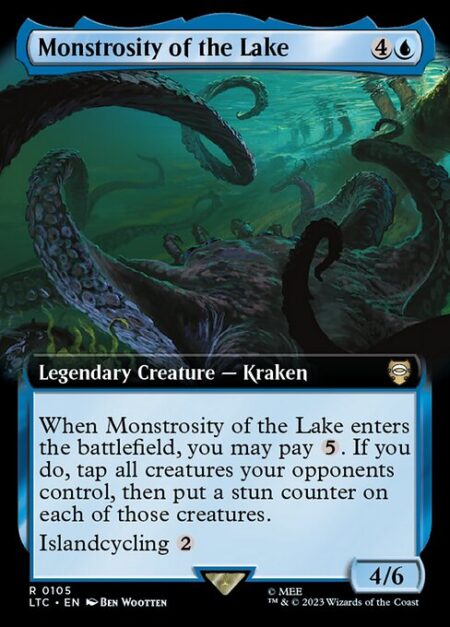 Monstrosity of the Lake - When Monstrosity of the Lake enters the battlefield