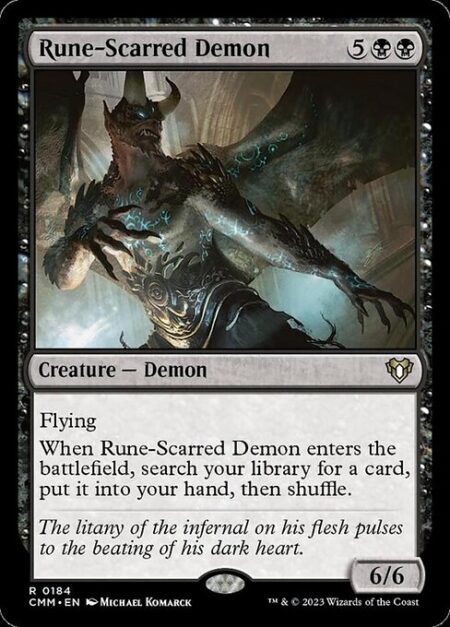 Rune-Scarred Demon - Flying