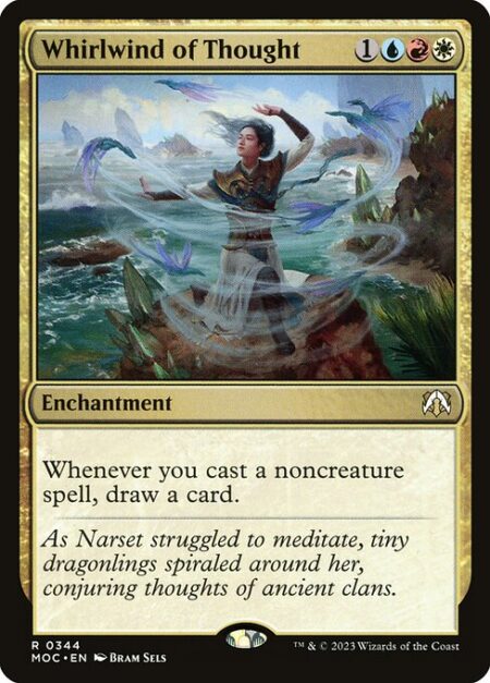 Whirlwind of Thought - Whenever you cast a noncreature spell