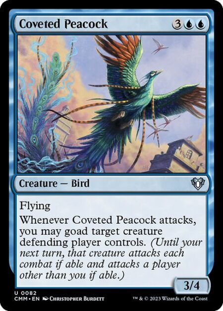 Coveted Peacock - Flying