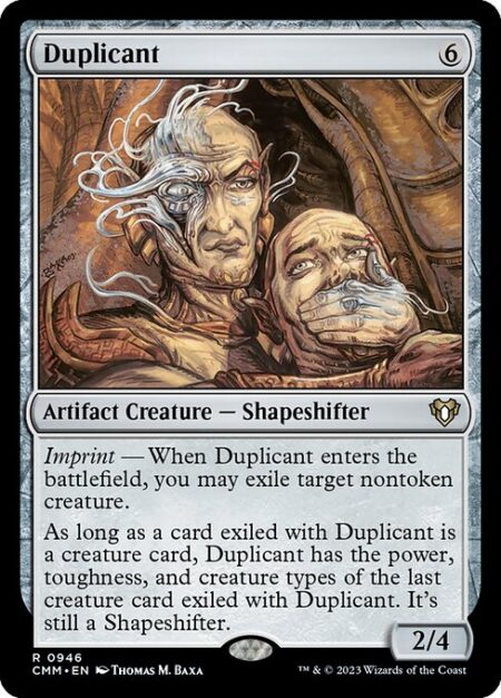 Duplicant - Imprint — When Duplicant enters the battlefield