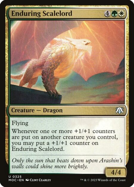 Enduring Scalelord - Flying