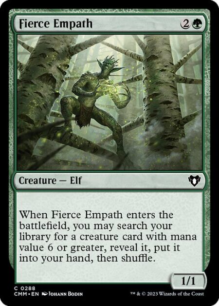 Fierce Empath - When this creature enters