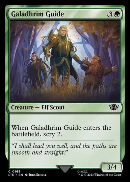 Galadhrim Guide - When Galadhrim Guide enters the battlefield