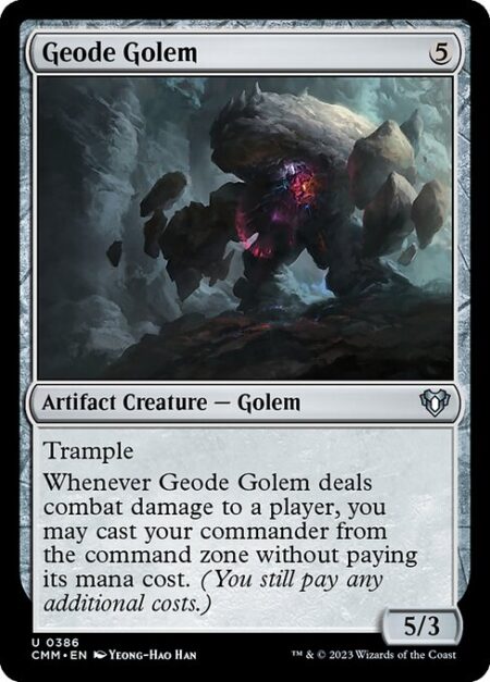 Geode Golem - Trample