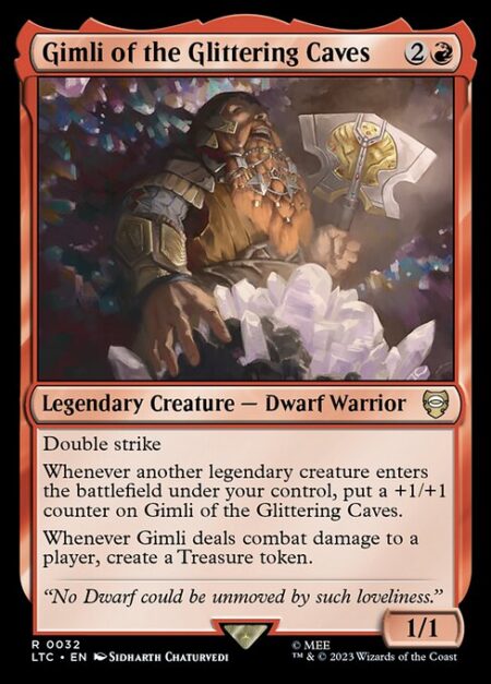 Gimli of the Glittering Caves - Double strike