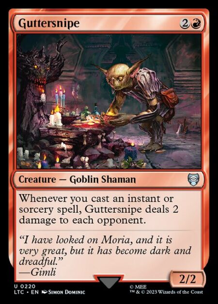 Guttersnipe - Whenever you cast an instant or sorcery spell