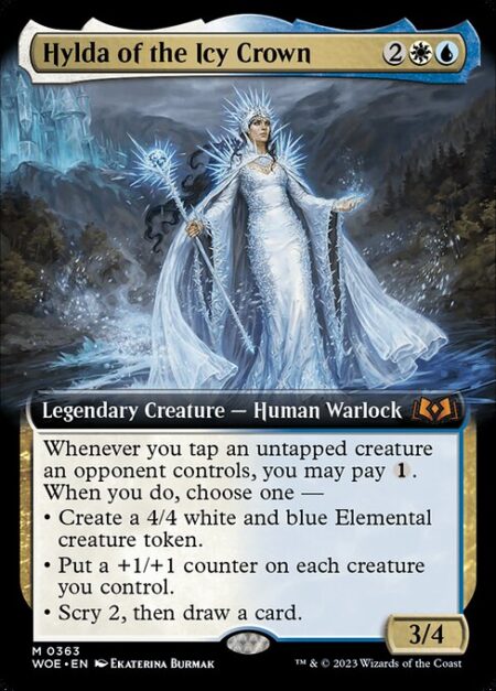 Hylda of the Icy Crown - Whenever you tap an untapped creature an opponent controls