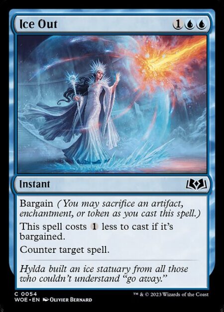 Ice Out - Bargain (You may sacrifice an artifact