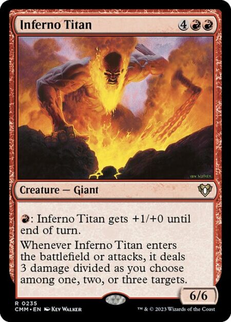 Inferno Titan - {R}: Inferno Titan gets +1/+0 until end of turn.