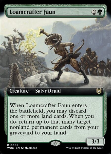 Loamcrafter Faun - When Loamcrafter Faun enters the battlefield