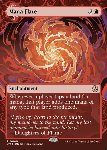 Mana Flare - Whenever a player taps a land for mana