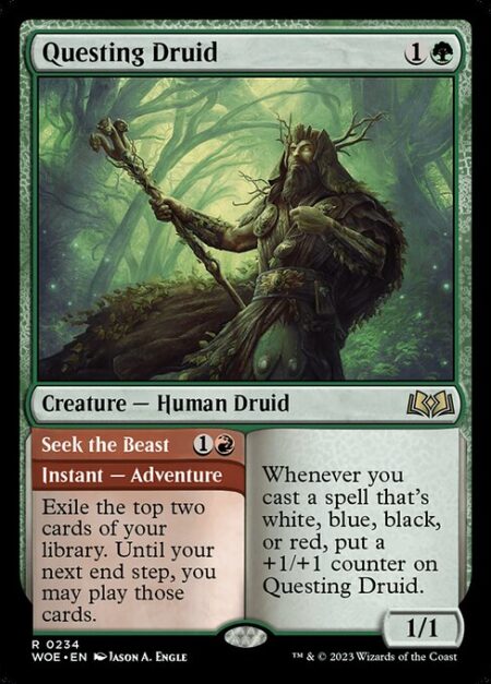 Questing Druid // Seek the Beast -