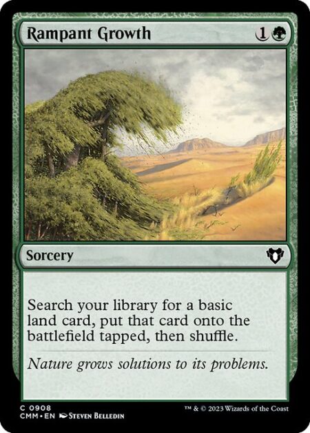 Rampant Growth - Search your library for a basic land card