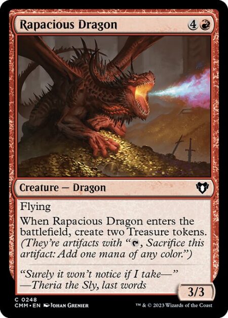 Rapacious Dragon - Flying