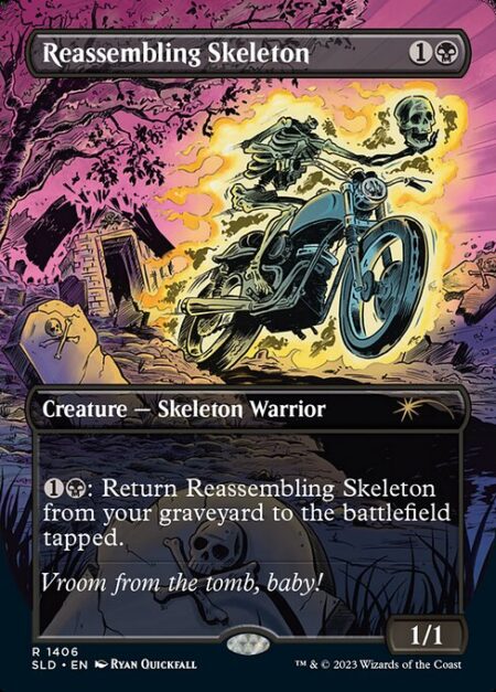 Reassembling Skeleton - {1}{B}: Return Reassembling Skeleton from your graveyard to the battlefield tapped.