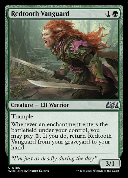 Redtooth Vanguard - Trample