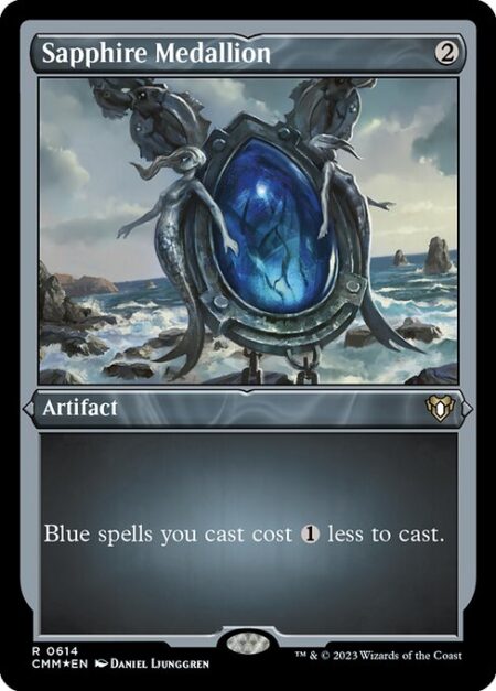 Sapphire Medallion - Blue spells you cast cost {1} less to cast.