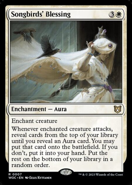 Songbirds' Blessing - Enchant creature