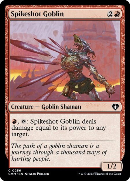 Spikeshot Goblin - {R}