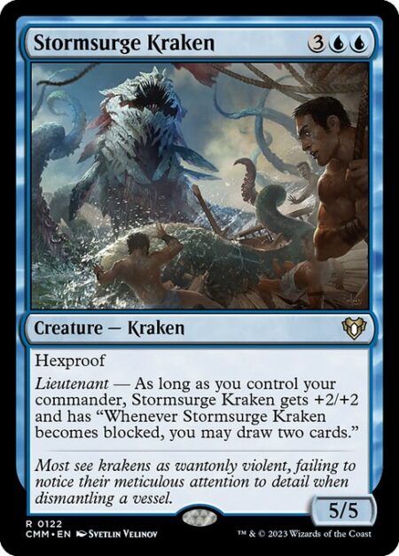 Stormsurge Kraken - Hexproof