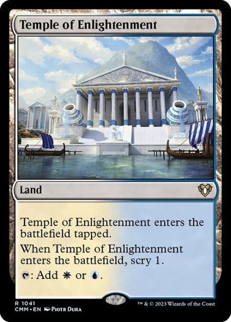 Temple of Enlightenment - This land enters tapped.