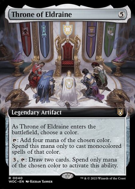 Throne of Eldraine - As Throne of Eldraine enters