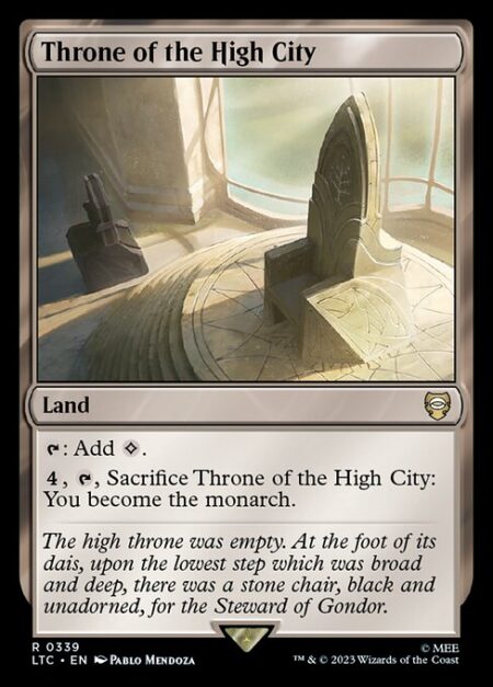 Throne of the High City - {T}: Add {C}.