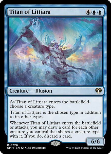 Titan of Littjara - As Titan of Littjara enters the battlefield