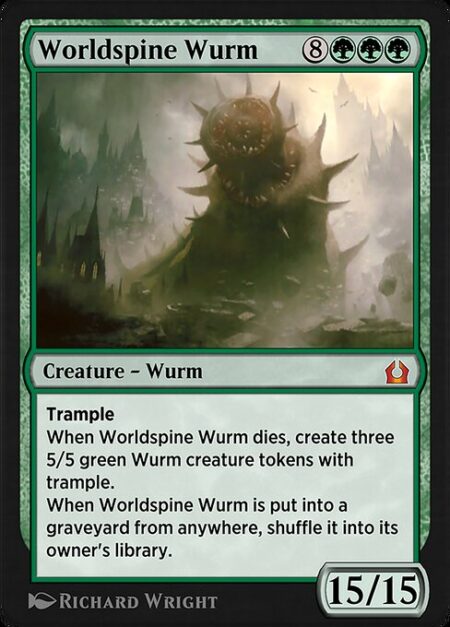 Worldspine Wurm - Trample